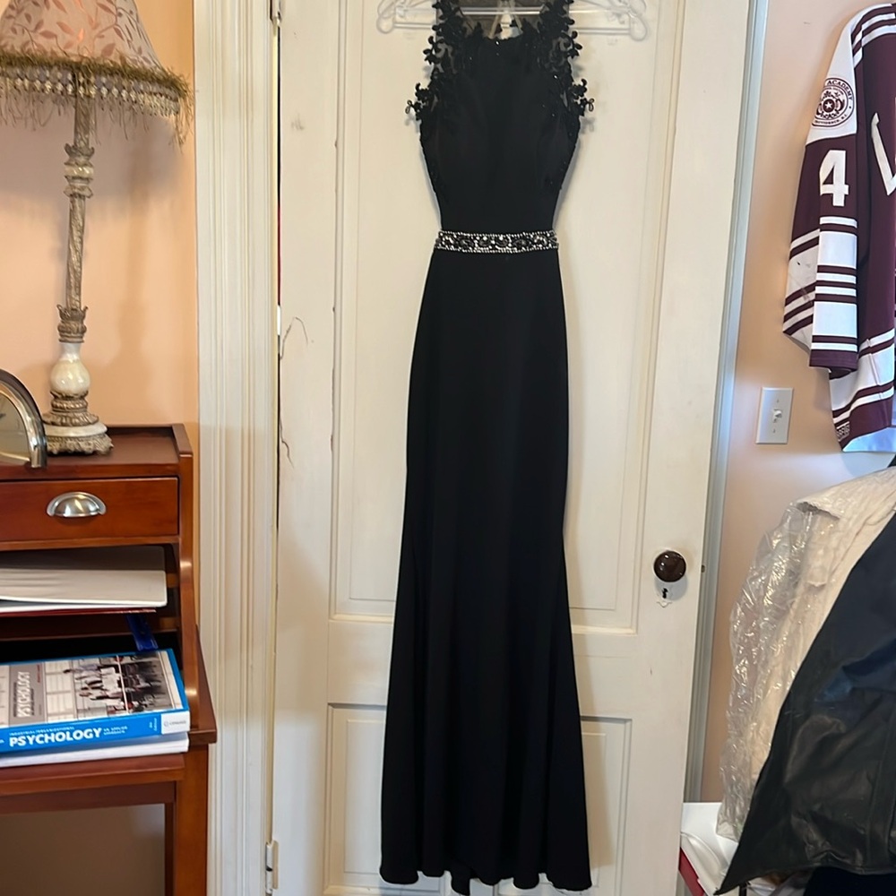 Prom dress. Black size 0